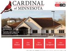 Tablet Screenshot of cardinalofminnesota.com